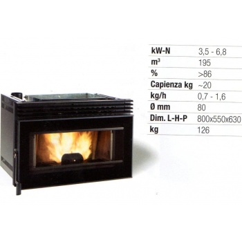 Ενεργειακή  κασέτα πέλλετ  80αρα 