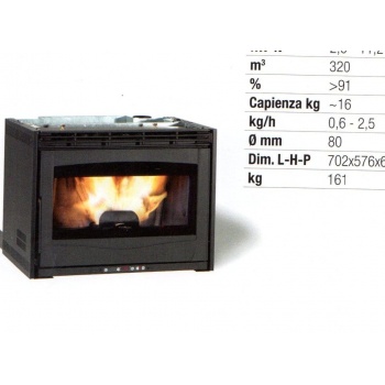 Ενεργειακή  κασέτα πέλλετ αεραγωγών 11.2 ΚW